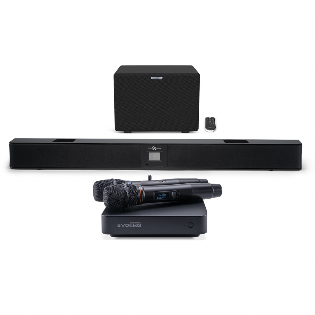 караоке-комплект EVOBOX Plus + EvoSound Bar (саундбар с караоке) в Новосибирске