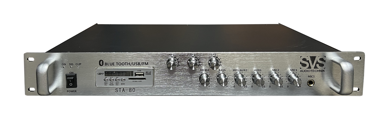 SVS Audiotechnik STA-80 Микшер-усилитель для систем Public Address в Новосибирске