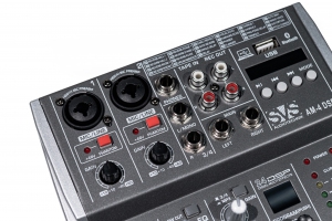 SVS Audiotechnik mixers AM-4 DSP Аналоговый микшерный пульт, 4-канала в Новосибирске